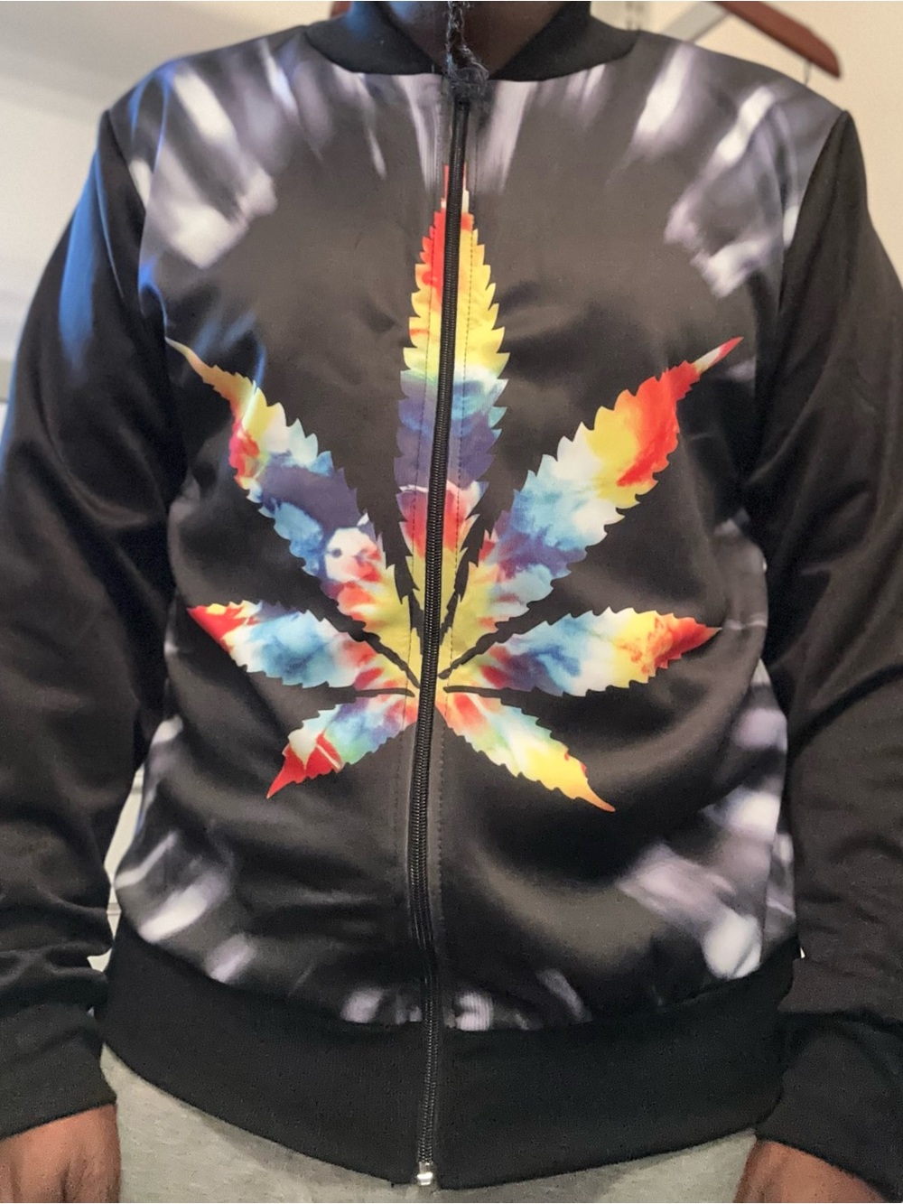 Rainbow Leaf Subliminal Track Jacket